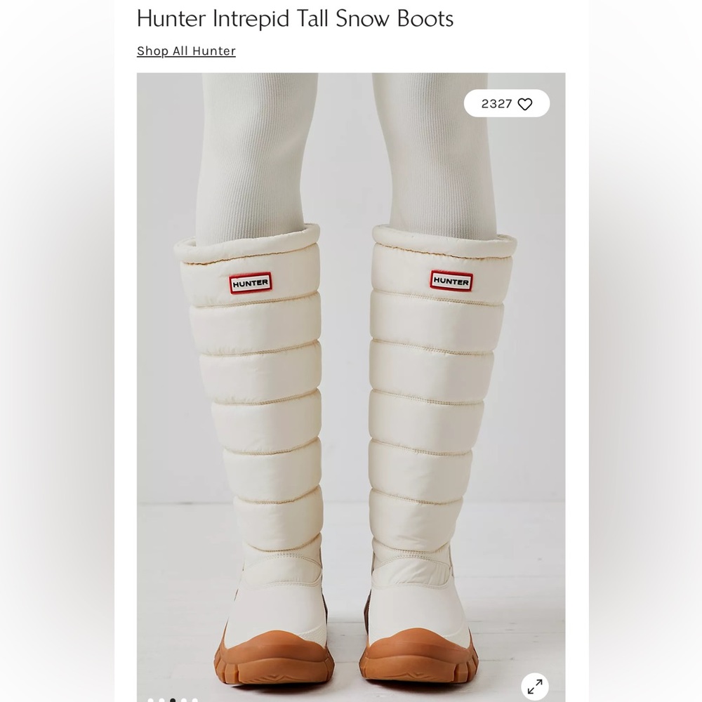NWT Hunter Intrepid Tall Snow boots